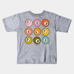 Rainbow Eight Balls Kids T-Shirt
